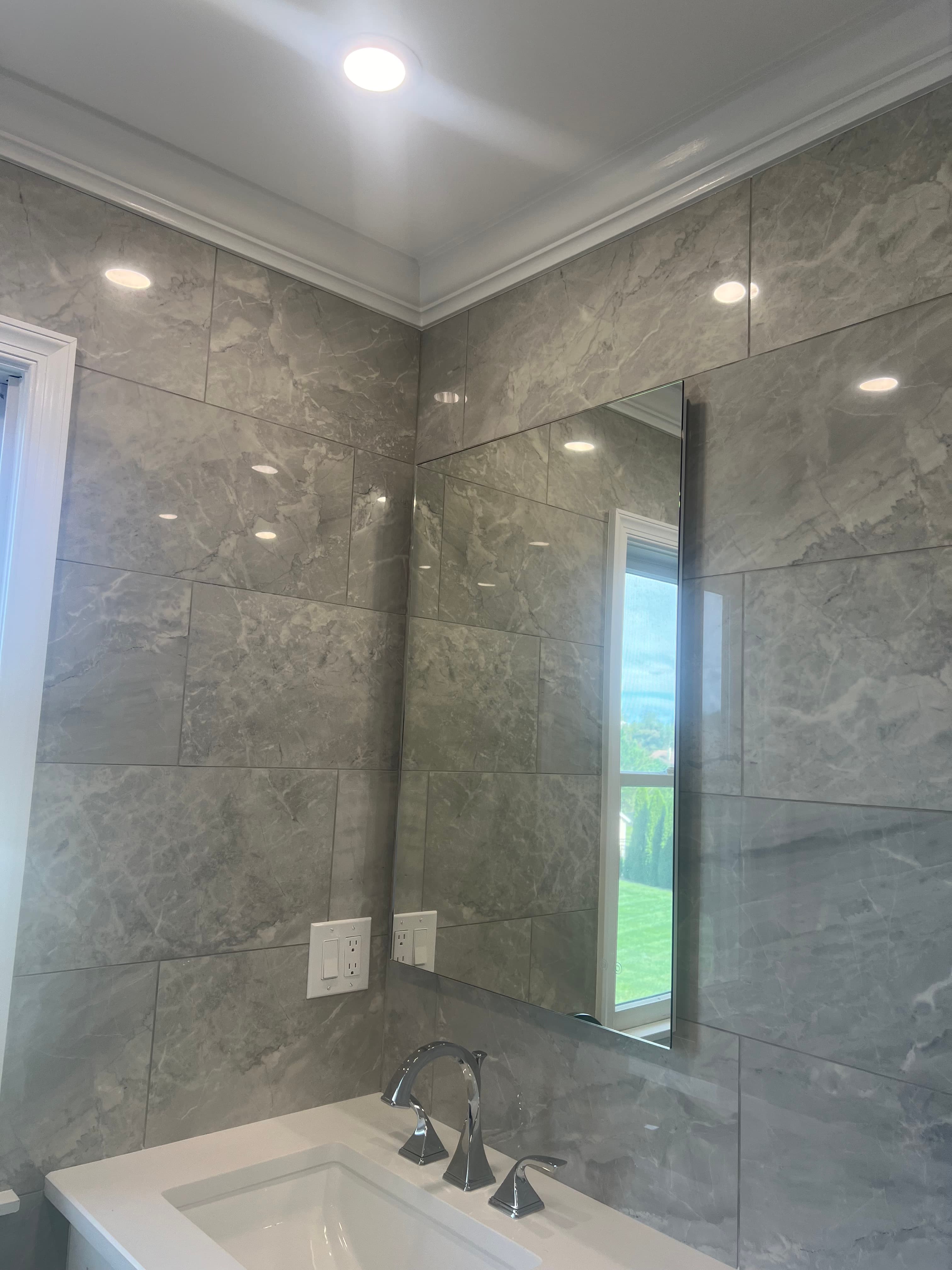 Modern bathroom renovation